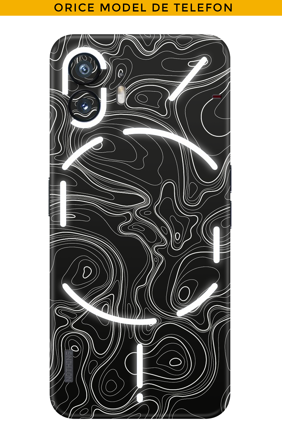 Skin CUALQUIER TELÉFONO - Damasco Negro