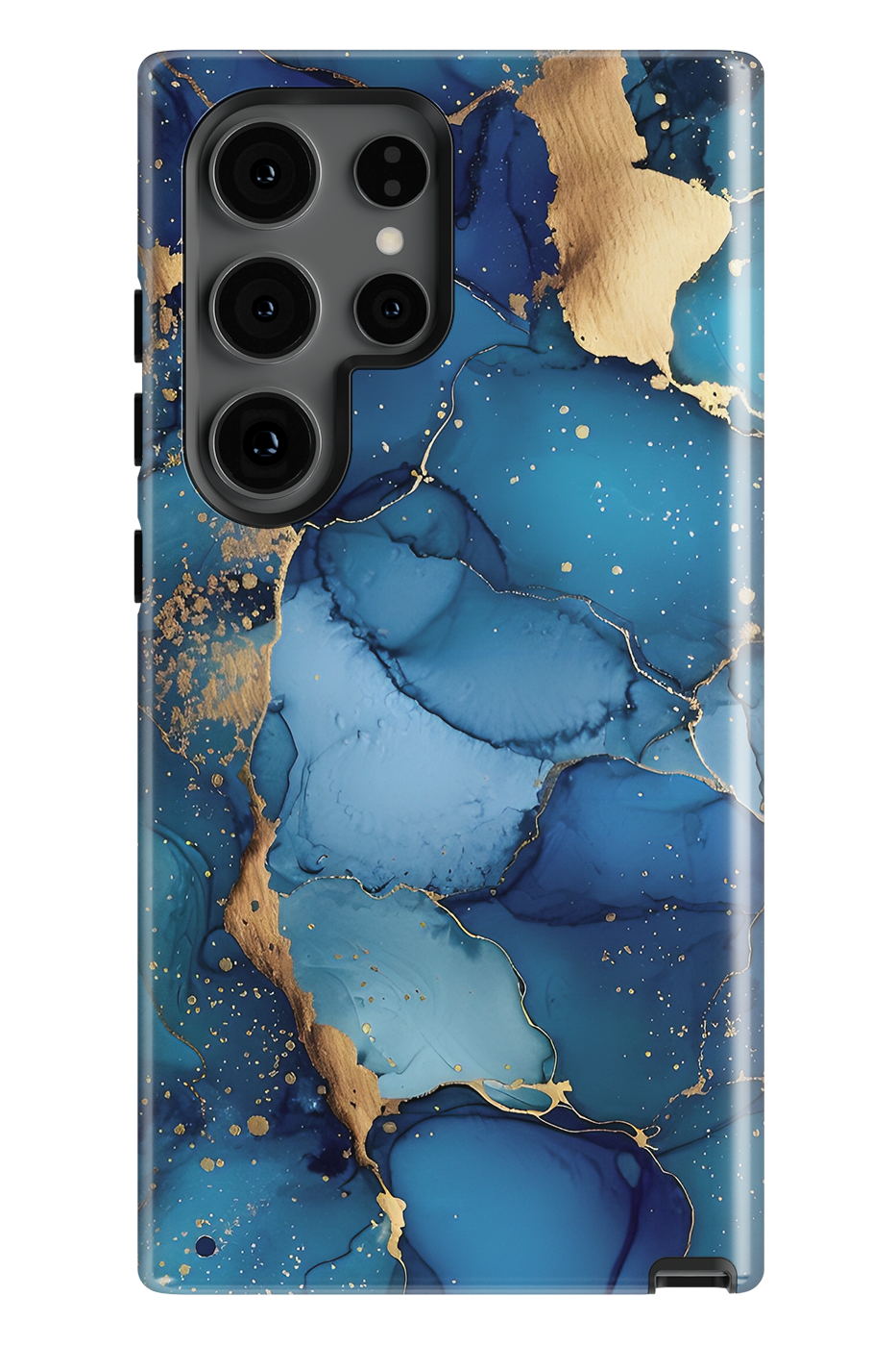 Case Samsung - AZUL DORADO