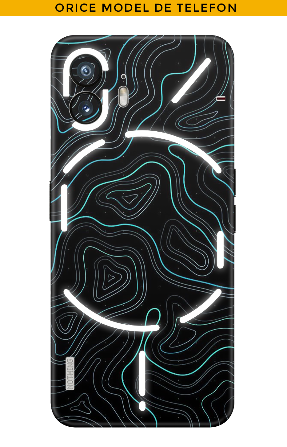 Skin CUALQUIER TELÉFONO - Damasco Azul