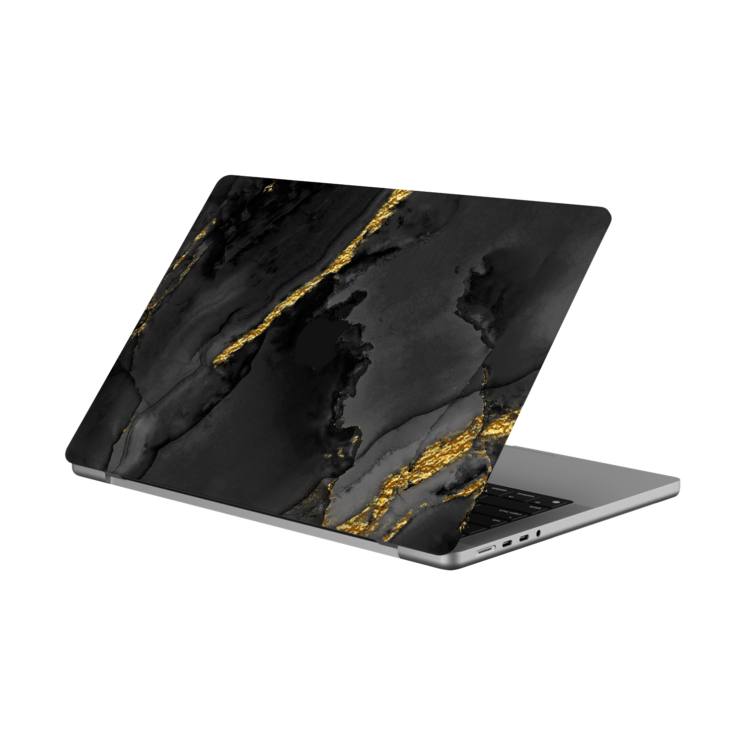 Skin MacBook - Oscuro con oro de 22k