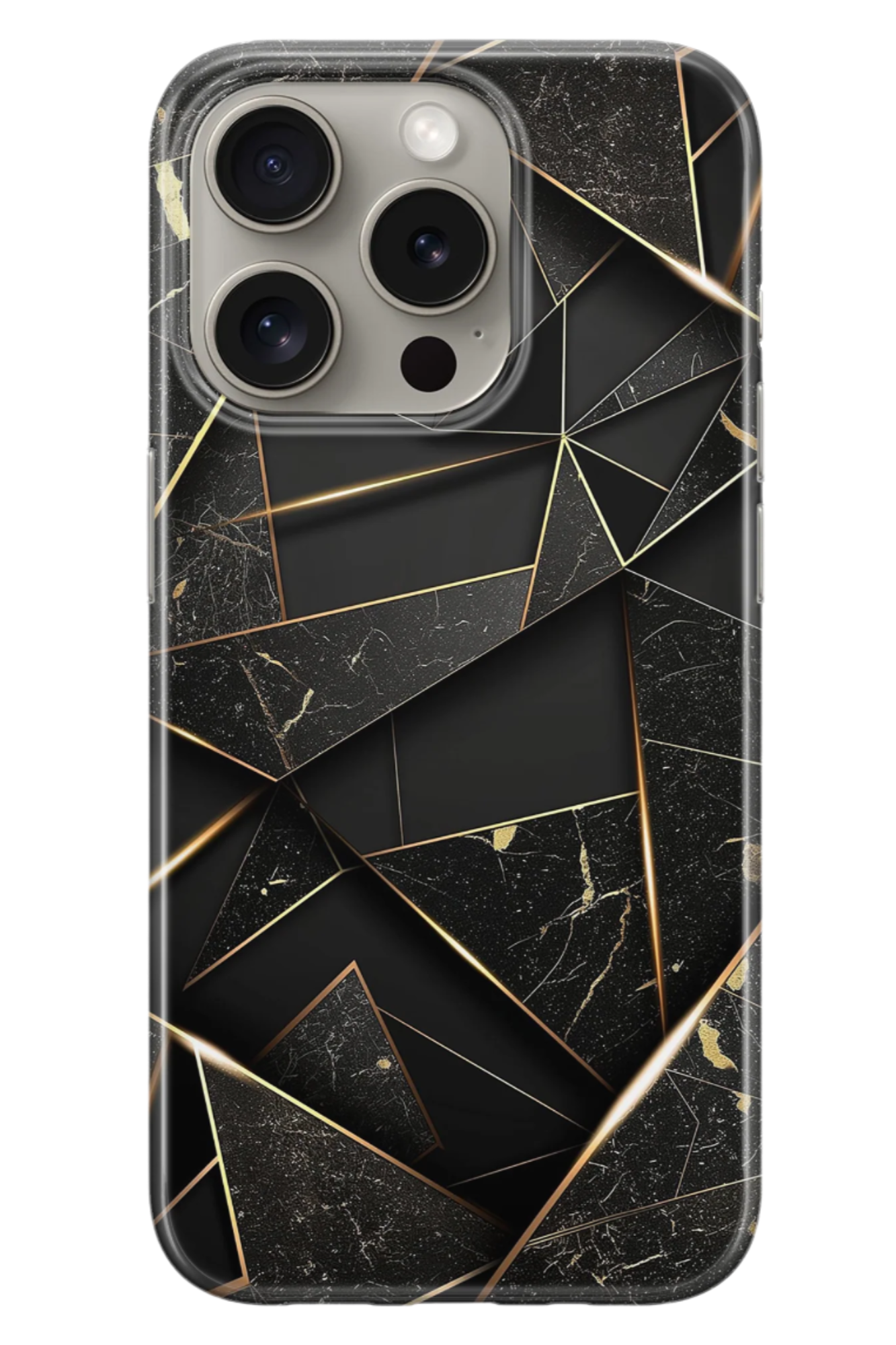 Case iPhone - MARBLE GOLD LINES