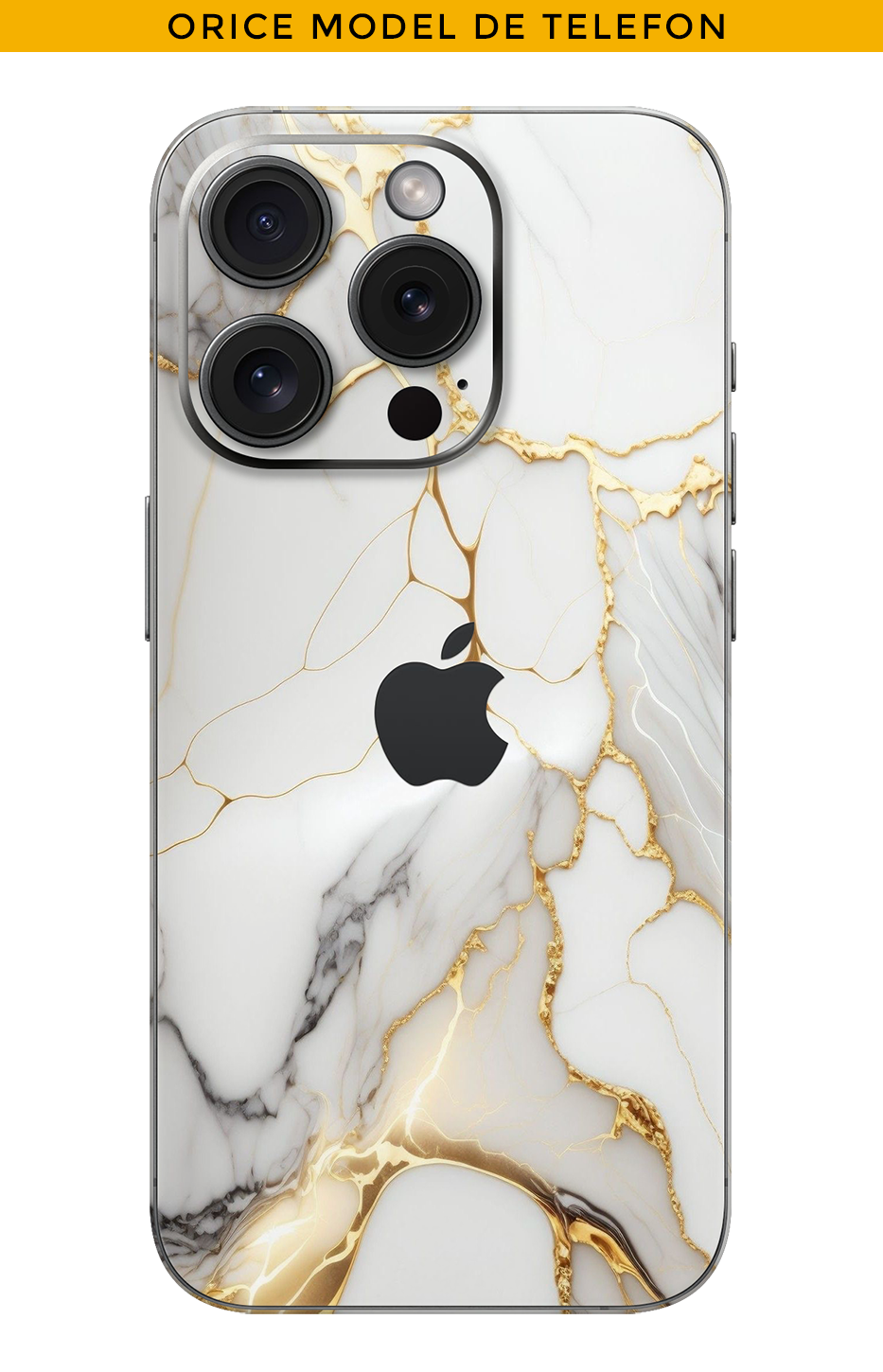 Skin CUALQUIER TELÉFONO - Llama de Mármol