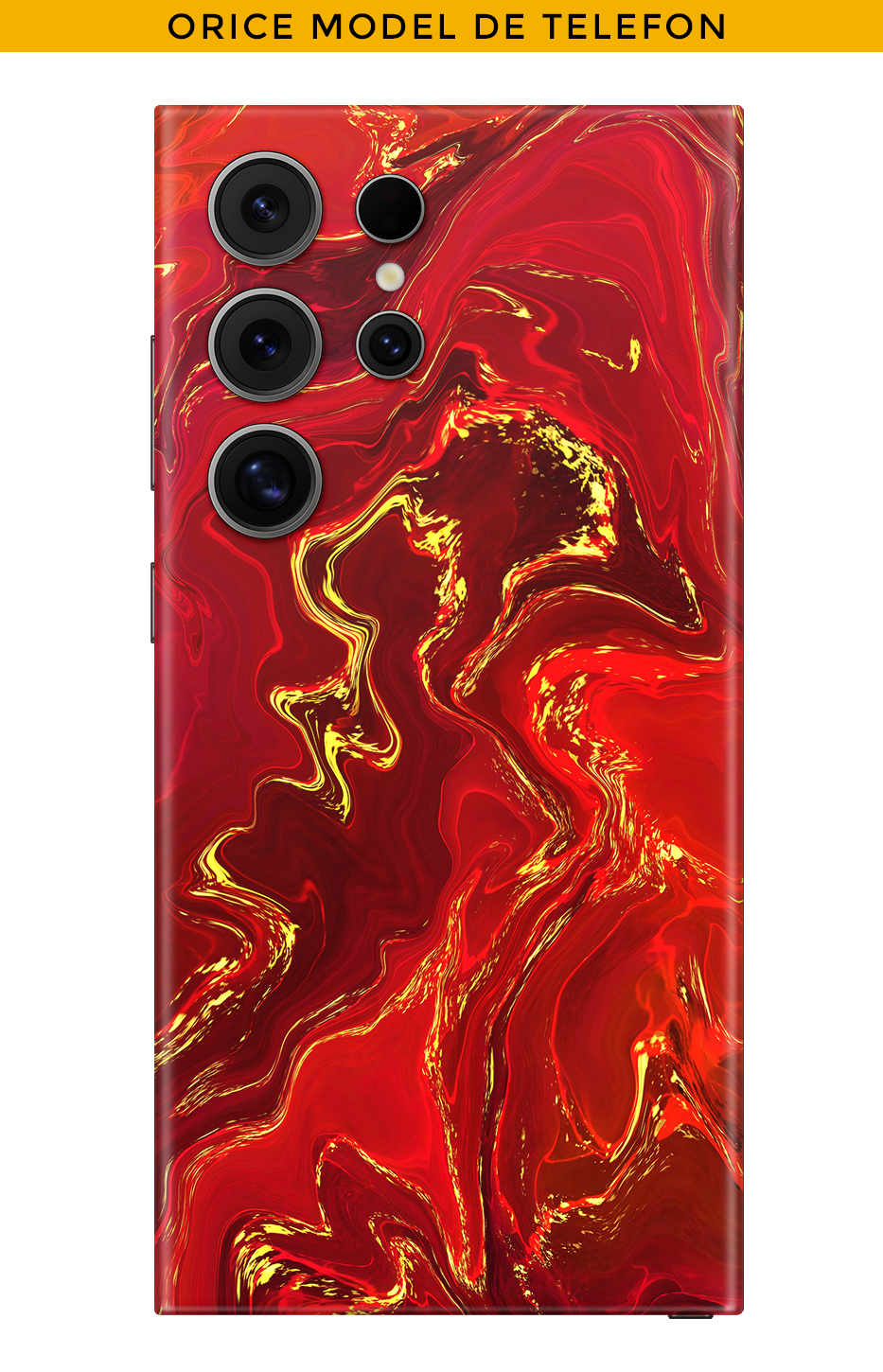 Skin CUALQUIER TELÉFONO - Rojo Oro