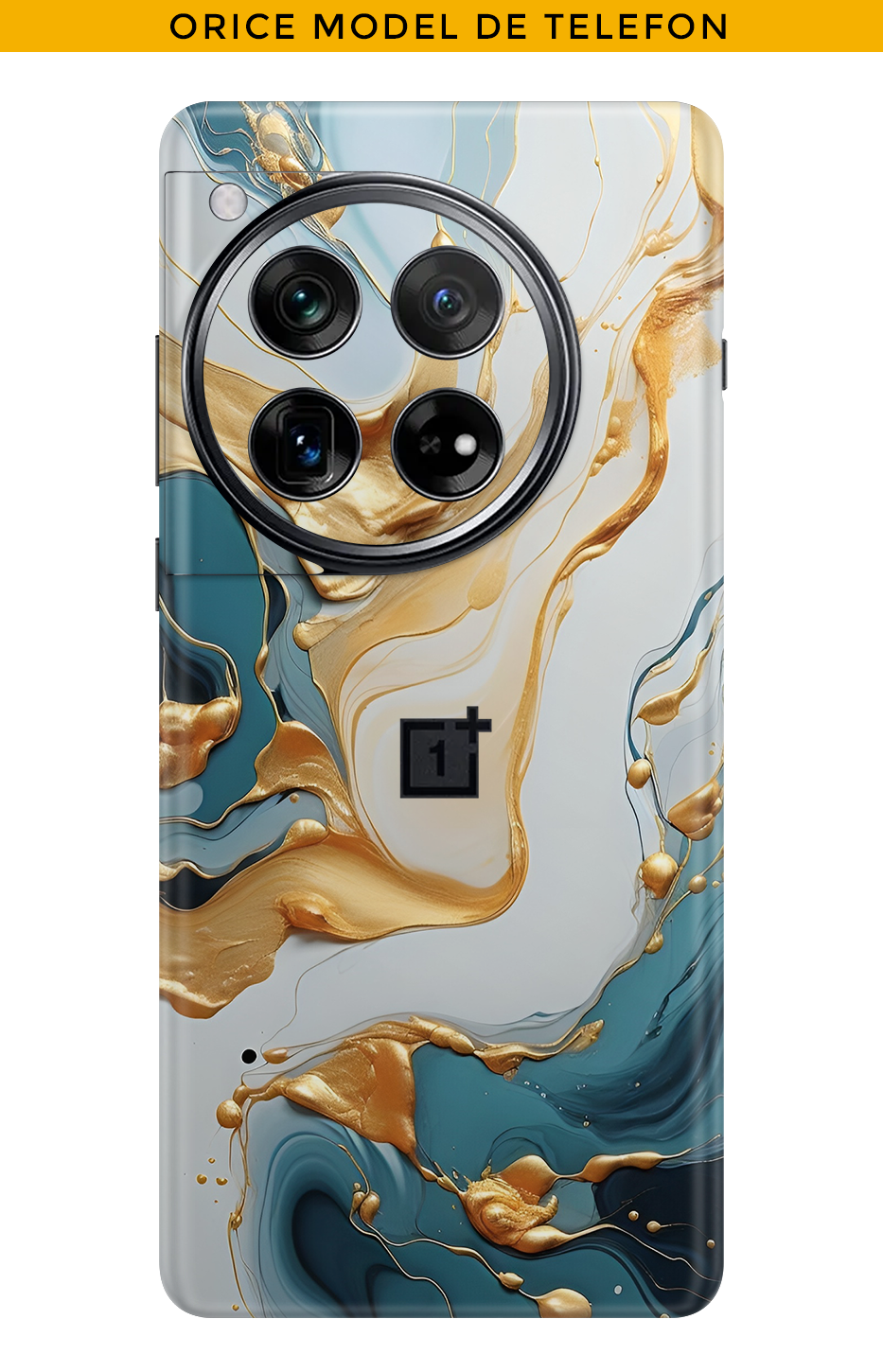 Skin CUALQUIER TELÉFONO - Turq Gold