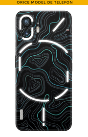 Skin CUALQUIER TELÉFONO - Damasco Azul
