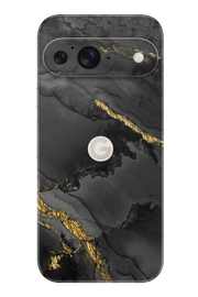 Skin Google Pixel - Oscuro con oro de 22k
