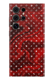 Skin Samsung - Iconos Rojos