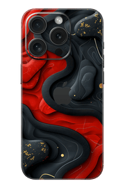 Skin iPhone - Rojo Negro