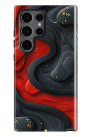 Case Samsung - ROJO NEGRO