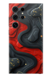 Skin Samsung - Rojo Negro