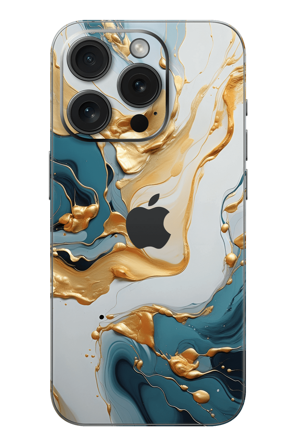 Skin iPhone - Turq Oro