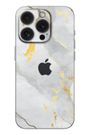 Skin iPhone - Mármol dorado blanco