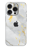 Skin iPhone - Mármol dorado blanco